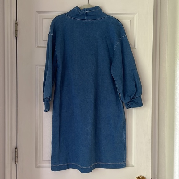 Madewell jean turtleneck dress medium - Picture 4 of 5